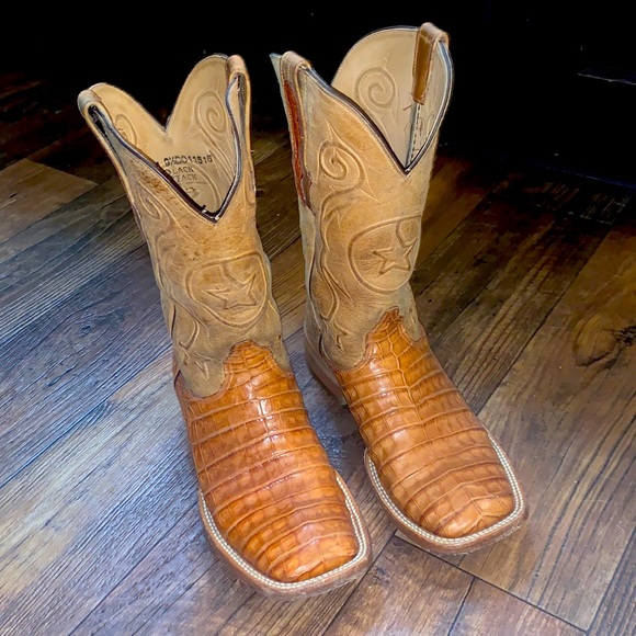 black jack Other - Black Jack Alligator skin square toe boots